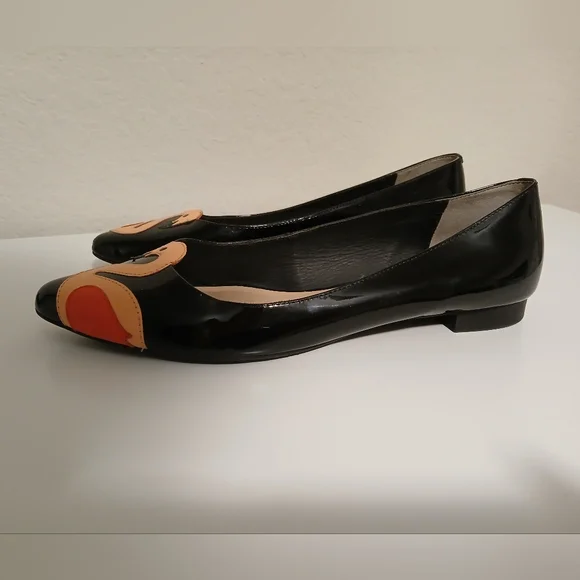 Kate Spade Black Flamingo Flats - Picture 2 of 14